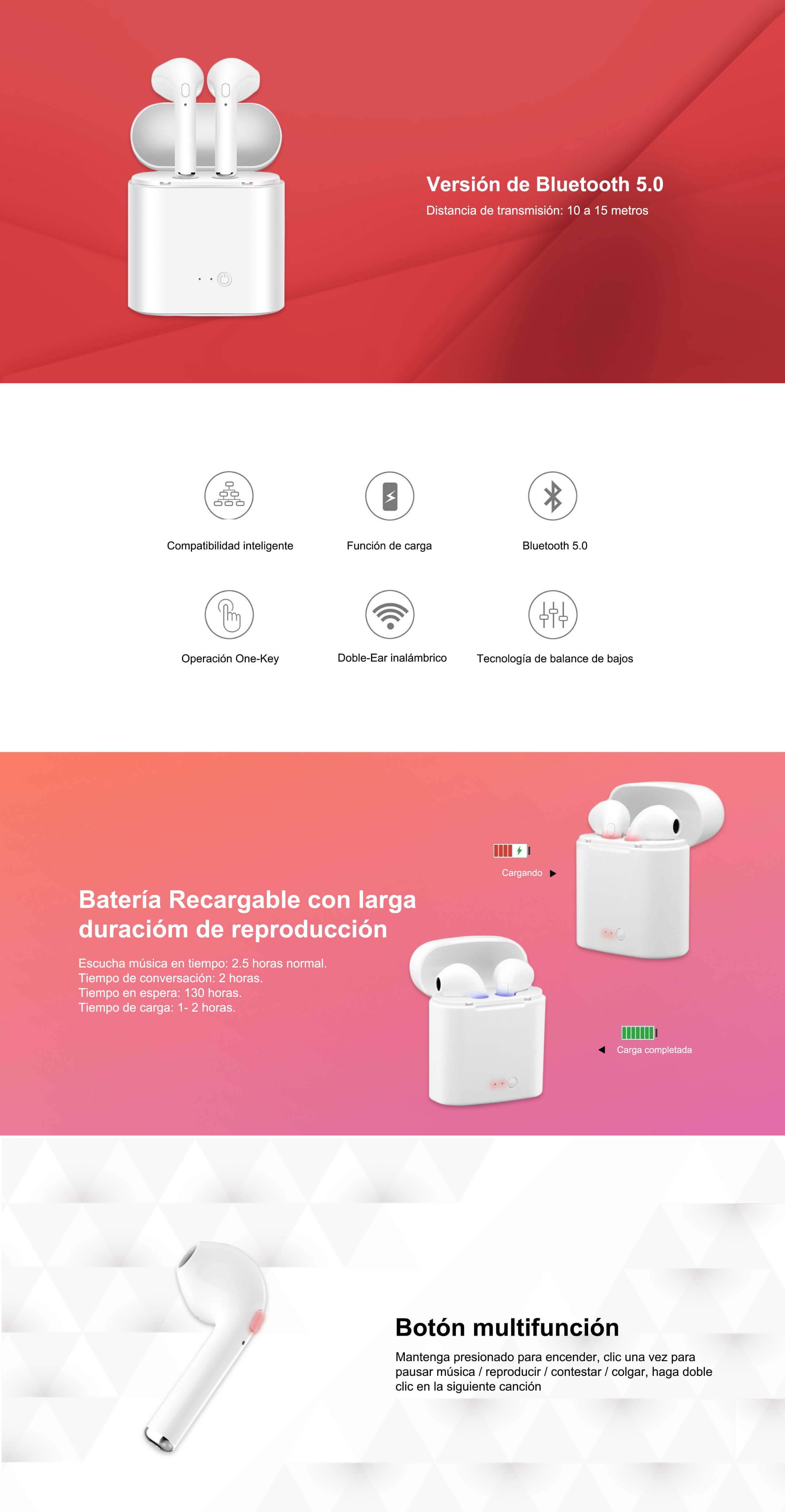 Auriculares Inalambricos