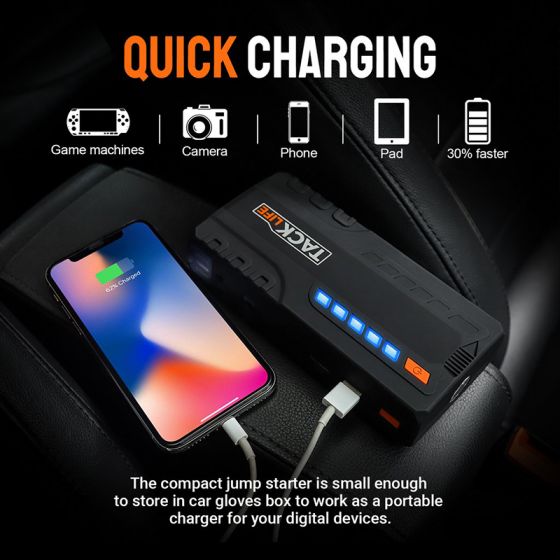TACKLIFE Arrancador de batería de coche T6