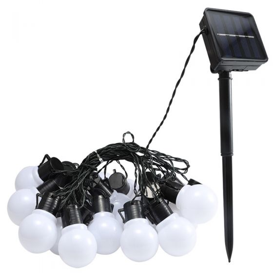  Guirnaldas de luces LED solares para jardín  decoración navideña para exteriores 