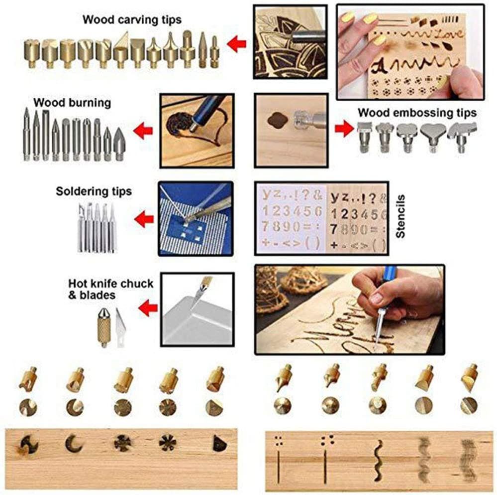Kit de pirografia para madeira