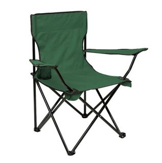 Set de 2 Sillas acampada plegable portátil sillas pesca camping playa con reposabrazos y bolsa de transporte senderismo trekking Verde