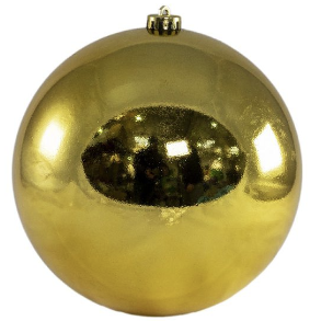 Bolas de Navidad Multicolor, 1 Unidad de 25cm, Navidad Bolas para el árbol de Navidad, para Vacaciones, Bodas, Fiestas, Decoración de Regalos, Dorado, Varios tamaños (1pcs - 25cm, Amarillo)       