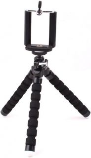 Soporte trípode flexible para cámaras, móviles y trípodes Compatible con iPhone, Samsung y Huawei