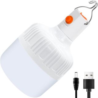 Linterna de Camping LED Regulable Portátil 1000 Lumen con 2 Modos de Luz, Impermeable y con Pilas Recargables 3200mAh para Actividades al Aire Libre y Emergencias - Clase de eficiencia energética A+++