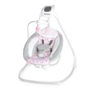  Ingenuity Silla mecedora para bebés Rosa