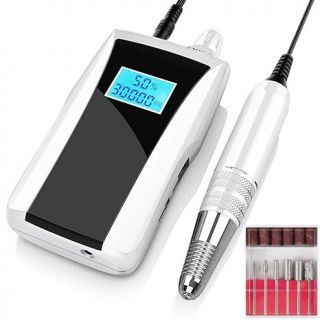  Taladro de uñas recargable WEIYI 30000RPM Blanco
