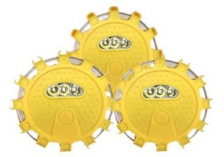 Bengalas LED de carretera juego de 3 bengalas de seguridad LED para automóvil 9 modos de luz de emergencia con base magnética IPX5 Perfectas para automóviles, vehículos, barcos y camiones
