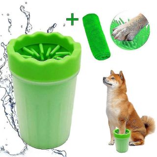 Lavadora y limpiador de patas para perros, taza 2 en 1 de lavado, suministros de verano y equipo de entrenamiento para perros