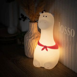  CHWARES Luz Nocturna Infantil de silicona de la jirafa Luz dormitario para aiño