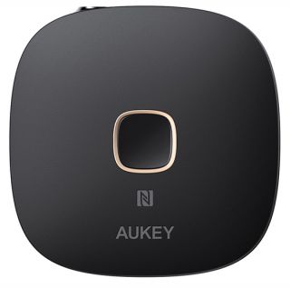 Adaptador de audio y música inalámbrico con Bluetooth 5.0 y NFC para casa y coche - AUKEY receptor BR-C16 con llamadas manos libres - 5.0 | Conectores y cables de ordenador