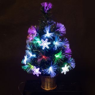 Mini Árbol Navidad Artificial 40cm con Luces Navideña Decoración Navidad para Escritorio Ventana Mesa 
