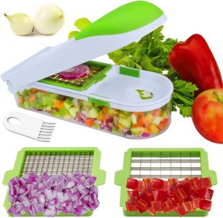 Cortador para cebollas, Verduras, Fruta y Queso 2 blades 27.6*11.2*8.3cm