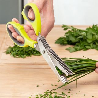 Tijeras de Cocina Multicorte 5 en 1 InnovaGoods Tijera para cortar especies